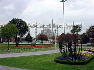 Blue Mosque from the Gardens